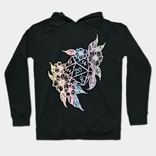 DnD D20 Flower Pastel Hoodie